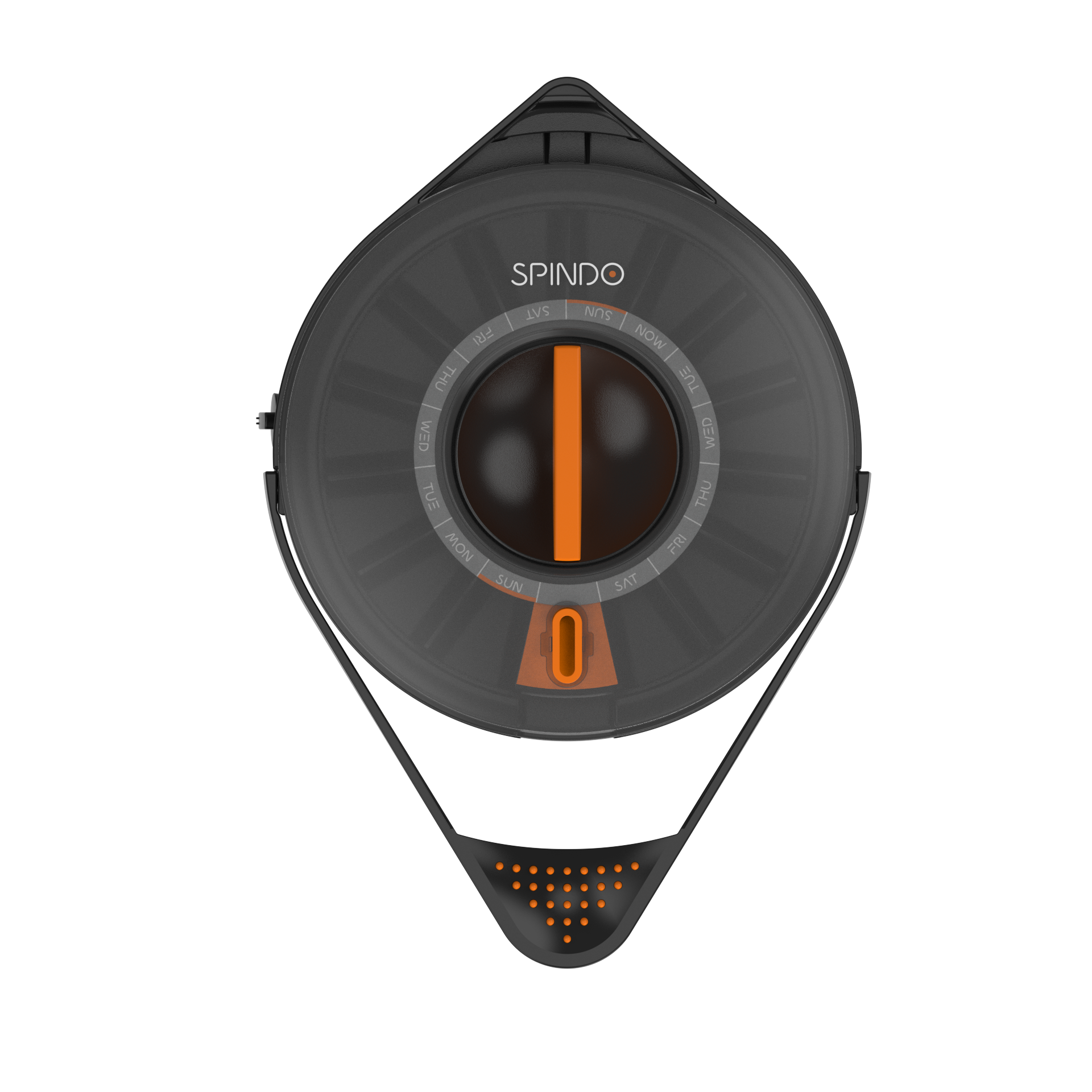 SPINDO - Fullicon Quick Fill Pill Dispenser Hanging on The Wall, Convenient Pill Dispenser with Easy Press Open Design, Large Capacity for Home & Office