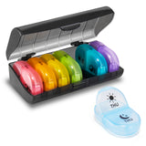 Fullicon Pill Organizer 2 Times a Day, Weekly Pill Box AM PM, Removable Medicine Organizer, Pill Cases Twice a Day